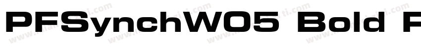 PFSynchW05 Bold Regular字体转换